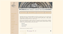 Desktop Screenshot of ekumena.sk